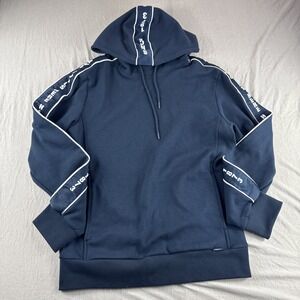 Kohler Hoodie Mens M Blue Long Sleeve Pullover Sweater Sweatshirt Drawstring
